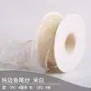 Materiais de bricolage: Buquê de Fita de Lã, Fita de Cetim, Fita de Lã Cauda de Peixe, Fita Floral, Decoração de Borda Ondulada, Venda Direta do Fabricante