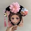 Banda para el cabello con bandera noble, accesorios para el cabello de palacio antiguo, tocados, diadema para niñas, tarjeta para el cabello, ropa Han antigua