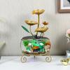 Transmissão ao Vivo Ornamentos de Água Circulante Fábrica Fonte de Mesa Água Corrente Aquário Arte em Ferro Decorações de Casa Internas