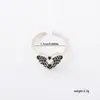 Comercio Electrónico Transfronterizo Más Vendido Anillos Clásicos Europeos y Americanos Personalizados de Alas Simples para Hombres y Mujeres Anillo Retro Joyería al por Mayor