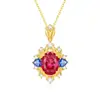 Conjunto Romántico de Collar y Anillo "Blancanieves" Estilo Palacio Retro, Contraste de Color de Lujo Ligero