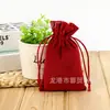 Bolsa de Terciopelo Dorado Lisi Velvet Bolsa con Cordón para Joyería Bolsa de Almacenamiento de Franela Bolsa para Empaque de Regalo