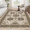 Alfombra Estilo Retro Americano Alfombra de Piso Lavable de Terciopelo para Sala de Estar Persa Sofá Mesa de Café Alfombra de Dormitorio Junto a la Cama Transfronterizo