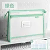 Bolsa de Archivo Ampliada de Doble Capa Impermeable A4 para Materias, Bolsa de Tareas de Gran Capacidad, Bolsa para Guardar Exámenes de Estudiante