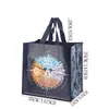 Sacolas de Compras Não Tecidas com Logo Personalizado, Sacolas Prensadas à Máquina, Sacolas Tote de Presente Não Tecidas Ecológicas com Texto Impresso
