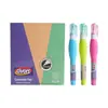 12ml Líquido Corrector de Secado Rápido Gran Capacidad Específico para Estudiantes Líquido Corrector de Punta Fina Papelería de Oficina Eliminación Papelería al por Mayor