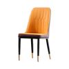 Silla Nórdica para Influencer Respaldo Silla para el Hogar Silla de Comedor para Restaurante Silla de Ocio de Lujo Ligero Silla para Oficina de Ventas Escritorio de Reuniones Silla de Cuero