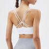 Sujetador Deportivo Europeo y Americano para Mujer Nuevo de Alta Intensidad Espalda Hermosa Push-Up Profesional a Prueba de Golpes Sujetador de Yoga Fitness Chaleco para Correr