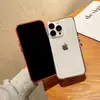 Adecuado para iPhone 16 Pro Max Dos en Uno Acrílico Espacial Transparente 17P Botón Electrochapado Ranura para Pegamento Carcasa