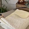 Funda de Cama de Algodón de Doble Cara Lavada con Arena a Alta Temperatura, Juego de Tres Piezas de Algodón Universal para Cuatro Estaciones, Ropa de Cama para Dormitorio
