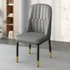 Silla de Comedor, Silla con Respaldo de Lujo Ligero, Silla Simple de Ocio para Balcón, Taburete de Tocador de Gama Alta, Silla de Manicura, Taburete Engrosado para Habitación de Alquiler