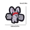Tianyino Desenho Animado Animal Fofo Bordado Patches Acessórios para Roupas Decoração Gato Pato Bordado Tecido Patches