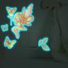 Adesivo Luminoso Mg-Yk046 Desenho Animado Boa Noite Borboleta Fada Quarto Quarto Infantil Fundo Interruptor Adesivo Embelezador Autoadesivo