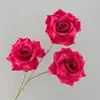 Flor artificial cor de rosa choque explora salão de casamento cor de rosa choque flores artificiais de casamento com atacado de fábrica