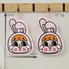 Toalla de Mano Bordada de Dibujos Animados de Terciopelo Coral para Niños, Estilo Lindas Policías Pequeñas, Tipo Colgante, Absorbente y de Secado Rápido, Toalla de Mano para el Hogar