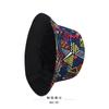 Comercio Exterior Primavera y Verano Nuevo Sombrero de Pescador Reversible para Mujer Estampado Graffiti Sombrero Combinable para Hombre Casual al Aire Libre Sombrero de Cubo Moderno