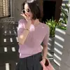 ¡Tienda insignia Shanghai Danong/Recomendado Moda Nueva Primavera 2026 para Mujer! Cárdigan polo de punto trenzado, conjunto de dos piezas