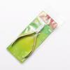 Alicates de belleza D501 chapados en oro herramientas para uñas de acero inoxidable arte de uñas tijeras para piel muerta cortaúñas con púas
