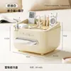 Caja de pañuelos para el hogar, sala de estar, estilo crema, inodoro avanzado con resorte, elevación automática, caja de papel creativa