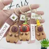 Llavero Grande de Capibara Caja Sorpresa Muñeco de Resina Colgante de Capibara Llavero de Tortuga Accesorios de Caja Sorpresa
