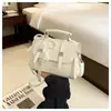 Bolso de mano minimalista transfronterizo para mujer, moda de verano 2026, bolso de hombro o axila de color liso, bolso cruzado cuadrado pequeño elegante