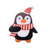 50 Piezas Tarjeta de Papel Piruleta Navideña Dibujo Animado Santa Claus Pingüino Muñeco de Nieve Embalaje Bolsa de Regalo de Dulces Año Nuevo Pastel