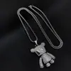Collar de acero de titanio para Otoño e Invierno cadena de suéter animal mismo estilo para hombres y mujeres mezcla y combina personalidad moda moderna joyería versátil simple