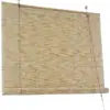Cortina de caña con línea blanca de color primario de fábrica para sombrear balcón estudio sala de estar dormitorio retro anti-bambú cortina de bambú