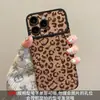 Funda para Teléfono Móvil Apple 17Promax Iphone15 Estampado de Leopardo Pulsera de Gato 16 Otoño e Invierno Nuevo Estilo 14 Silicona 13