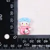 Pijama Fofo de Desenho Animado Sanrio Acessórios Brilhantes de Resina Cola Cremosa Capa de Celular DIY Grampo de Cabelo Adesivo para Geladeira Acessórios para Carro