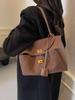 Bolso Bandolera Retro para Mujer 2024 Nuevo Otoño e Invierno Gran Capacidad para Viajar al Trabajo Bolso de Hombro y Axila Bolso de Mano Casual y Más Fácil de Combinar
