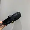 Nuevos Zapatos Planos Individuales T2026 Lugar de Trabajo Estilo Coreano Primavera/Verano Zapatos Mary Jane para Mujer Viaje Diario Punta Cuadrada Corte Bajo Forma de Letra Retro