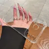 Apple 18Pro Funda Espacial Transparente Anticaídas Iphone18Promax Samsung Funda Transparente Anticaídas S26 Funda para Teléfono Móvil