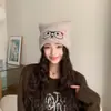 2026 Nuevo Gorro de Punto con Orejas de Gato Lindo para Mujer Otoño Invierno Cálido Cortavientos Protección contra el Frío Hace que la Cara se Vea Más Pequeña Gorro de Lana