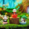 Panda Bao Bao Qing Song Haoyun Caja Sorpresa Panda de la Fortuna Figura de Escritorio Dibujo Animado Juguete de Moda Decoración Regalo