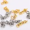 Cadena de Metal Accesorios para Joyería DIY Cadena de Cuatro Secciones Llavero de Aleación Cadena Tejida Suministro Listo Eslabón para Joyería DIY