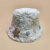 Sombrero de Pescador para Mujer, Nuevo Estilo Otoño e Invierno 2025, Felpa Gruesa, Lindo Sombrero de Cubo, Versátil, Hace que la Cara se Vea Más Pequeña, Sombrero Cálido