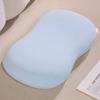 Travesseiro de Espuma de Memória, Travesseiro de Barriga de Seda Gelada de Verão, Travesseiro de Dormir para Coluna Cervical, Travesseiro de Cama de Escritório, Almofada de Suporte para Cintura, Almofada Decorativa