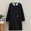 Nuevo Delantal Impermeable y a Prueba de Aceite de Manga Larga para Hombres y Mujeres Ropa de Trabajo Celebridad de Internet Estilo Coreano Cocina Hogar Cocina Overol para Adultos