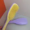 Pente de Princesa Pequeno com Cabo Longo Estilo Tiktok, Pente Airbag de Princesa Britânica Tt, Pente de Massagem para Cabelos Cacheados Princesa