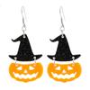 Brincos de Halloween Transfronteiriços Fantasma Caveira Joias Personalizadas Liga Abóbora Brincos de Desenho Animado Europeus e Americanos Conjunto Amazon
