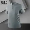 Camisa Polo de Secado Rápido Nueva de Verano 2025 para Hombre, Color Sólido, Cuello de Solapa, Manga Corta Casual de Negocios Deportiva, Compra al por Mayor
