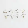 Ganchos de Orelha de Aço Inoxidável Galvanizados a Ouro Real com Preservação de Cor a Vácuo Joias de Orelha de Ouro 18K Acessórios DIY Que Não Desbotam