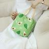 Bolsa de mão pequena de algodão Leve Verão Mão Carregando Flor de Fruta Bolsa de Mão Casual Múmia Bolsa para Mulheres