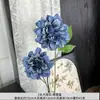 2 Flores Artificiais de Dália Coloridas para Casamento Guia de Caminho de Casamento Arranjo de Flores Hotel Diamante Flores Artificiais de Alta Qualidade