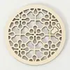 Posavasos de madera huecos de 10 cm transfronterizos, tapetes aislantes de calor para bebidas y café, manualidades decorativas DIY para el hogar