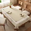 Nova toalha de mesa vintage estilo chinês com folhas de bambu, toalha de mesa retangular para sala de jantar, toalha para mesa de centro, à prova d'água e à prova de óleo, jogo americano de alta qualidade para mesa de jantar