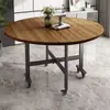 Mesa Dobrável para Uso Doméstico, Mesa de Jantar Redonda, Mesa Dobrável Móvel, Mesa de Jantar Dobrável Modelo Novo, Outros Tipos
