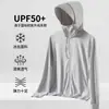 Ropa de verano ligera, transpirable, de seda de hielo, protección solar, protección UV, talla grande, venta al por mayor transfronteriza, personalizable