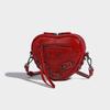 Verano 2025 Nuevo Nicho Punk Mini Dulce y Cool Corazón Bolso de Motocicleta Bolso de Cadena con Remaches Elegante para Mujer Bolso Cruzado